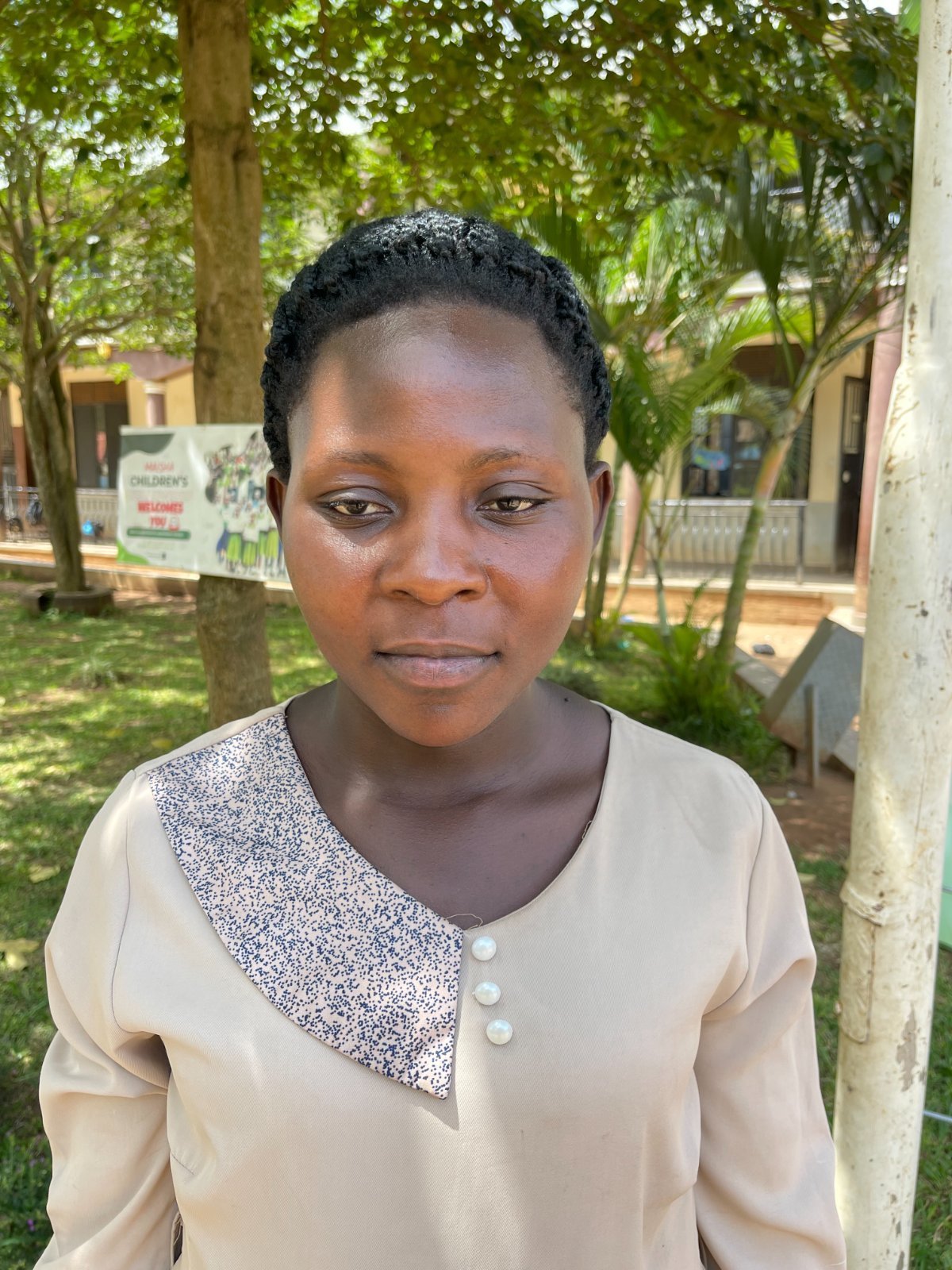 Miss. Ategeka Oliver, Teacher at Maisha School